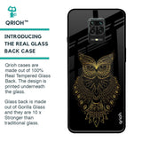 Golden Owl Glass Case for Redmi Note 9 Pro Max