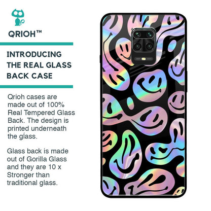 Acid Smile Glass Case for Redmi Note 9 Pro Max