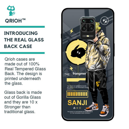Cool Sanji Glass Case for Redmi Note 9 Pro Max
