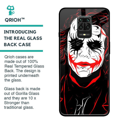 Life In Dark Glass Case For Redmi Note 9 Pro Max