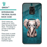 Adorable Baby Elephant Glass Case For Redmi Note 9 Pro Max