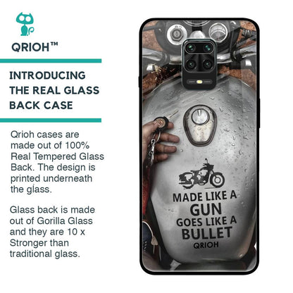Royal Bike Glass Case for Redmi Note 9 Pro Max