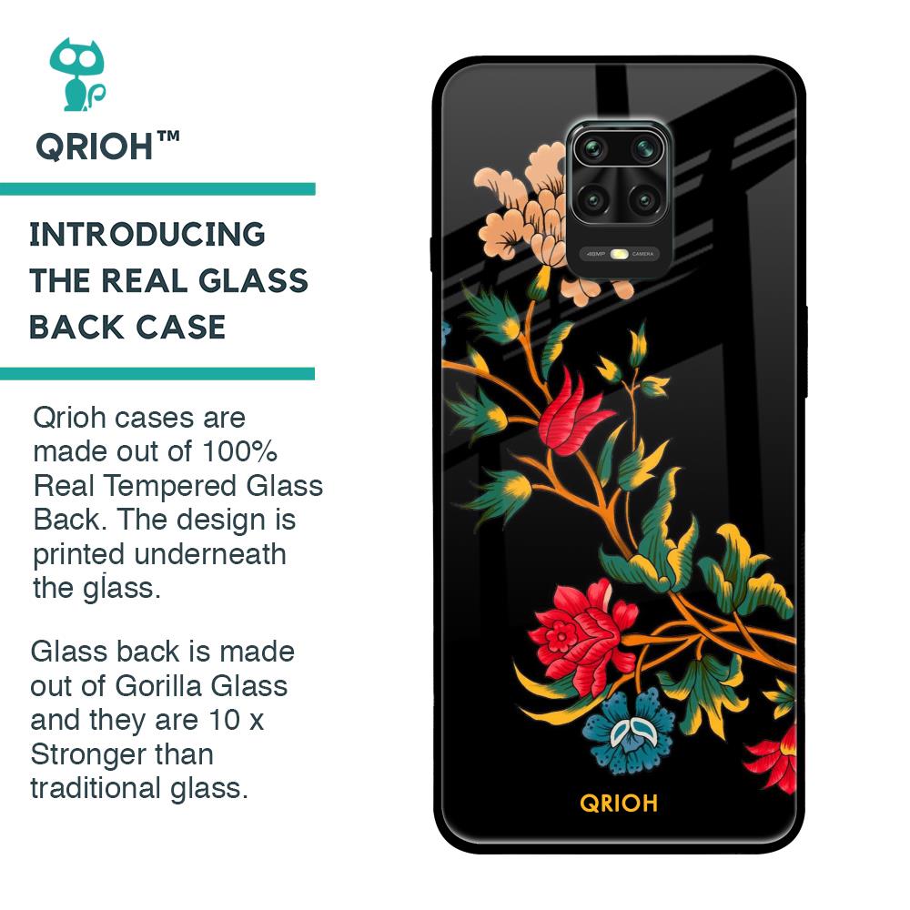 Dazzling Art Glass Case for Redmi Note 9 Pro Max