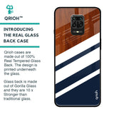 Bold Stripes Glass case for Redmi Note 9 Pro Max