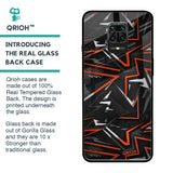 Vector Art Glass Case for Redmi Note 9 Pro Max