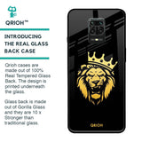 Lion The King Glass Case for Redmi Note 9 Pro Max