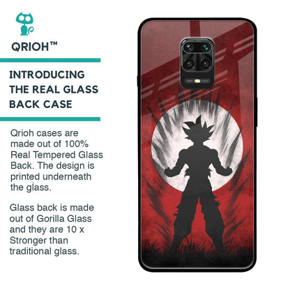 Japanese Animated Glass Case for Redmi Note 9 Pro Max