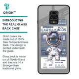 Space Flight Pass Glass Case for Redmi Note 9 Pro Max