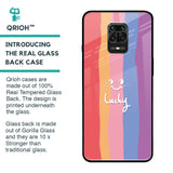 Lucky Abstract Glass Case for Redmi Note 9 Pro Max