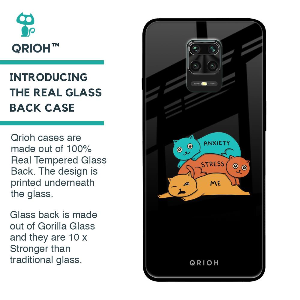Anxiety Stress Glass Case for Redmi Note 9 Pro Max