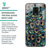 Peacock Feathers Glass case for Redmi Note 9 Pro Max
