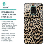 Leopard Seamless Glass Case For Redmi Note 9 Pro Max