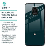 Hunter Green Glass Case For Redmi Note 9 Pro Max