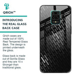 Dark Abstract Pattern Glass Case For Redmi Note 9 Pro Max