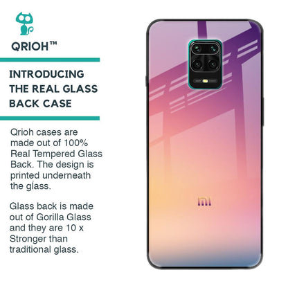 Lavender Purple Glass case for Redmi Note 9 Pro Max