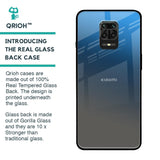 Blue Grey Ombre Glass Case for Redmi Note 9 Pro Max
