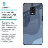Navy Blue Ombre Glass Case for Redmi Note 9 Pro Max