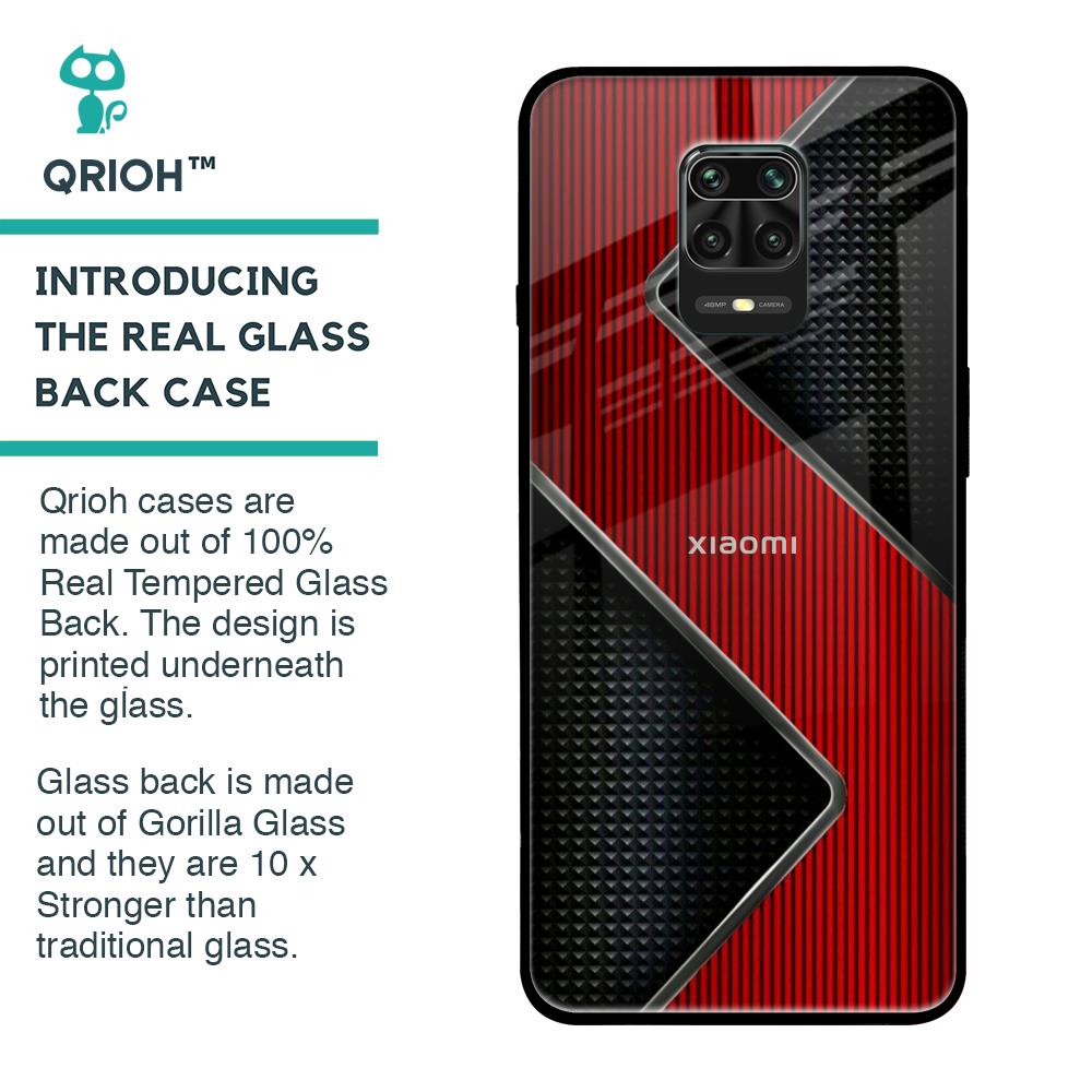 Art Of Strategic Glass Case For Redmi Note 9 Pro Max