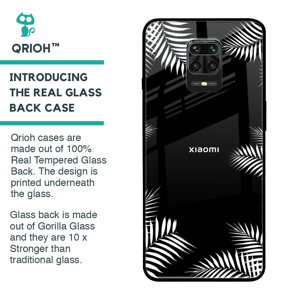 Zealand Fern Design Glass Case For Redmi Note 9 Pro Max