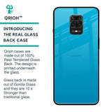 Blue Aqua Glass Case for Redmi Note 9 Pro Max