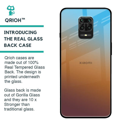 Rich Brown Glass Case for Redmi Note 9 Pro Max