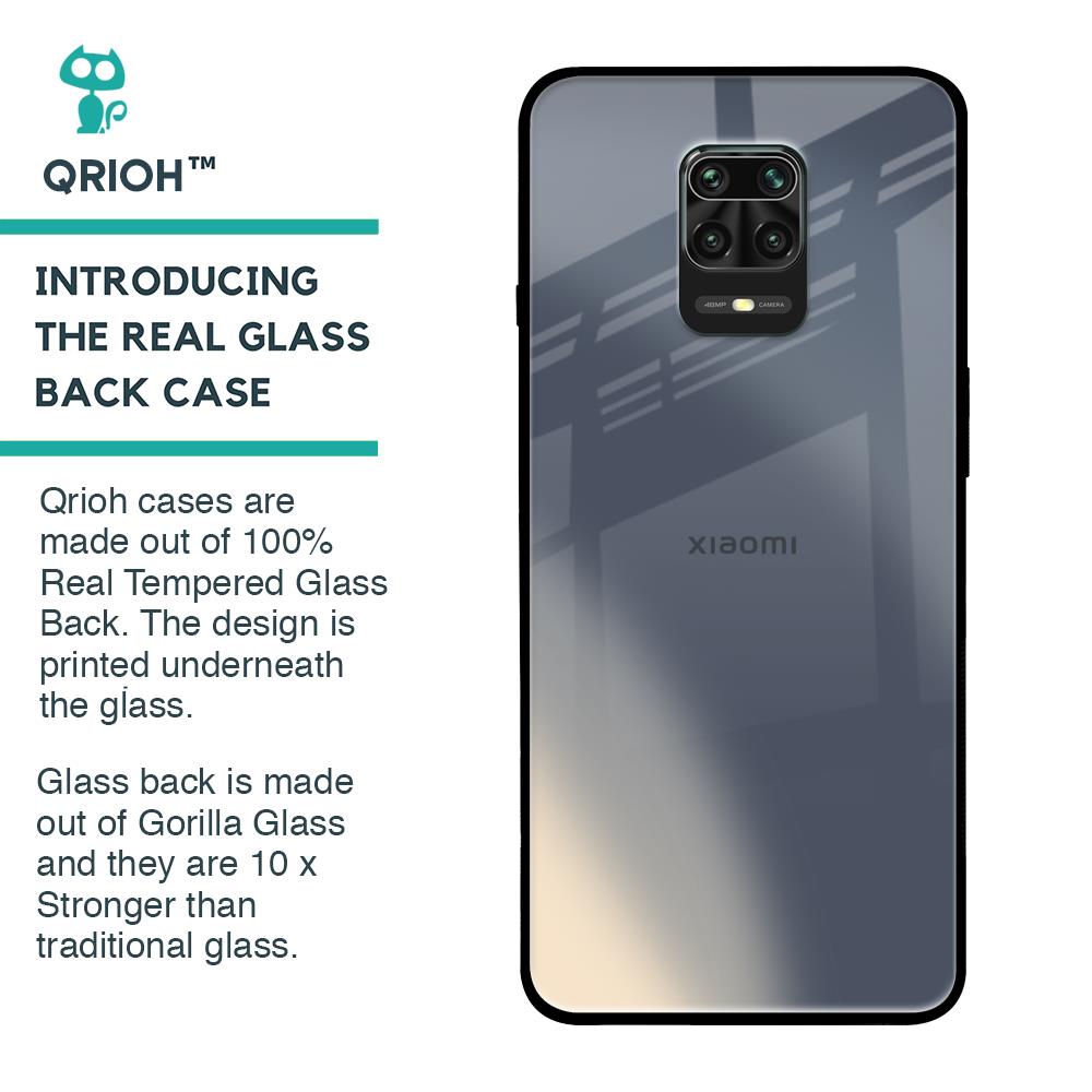 Metallic Gradient Glass Case for Redmi Note 9 Pro Max