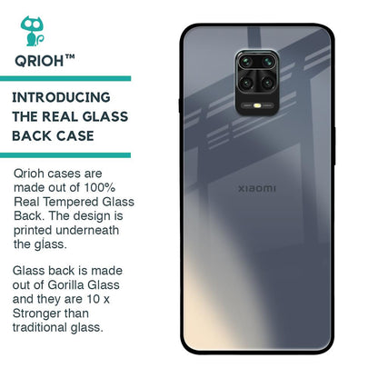 Metallic Gradient Glass Case for Redmi Note 9 Pro Max