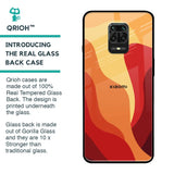 Magma Color Pattern Glass Case for Redmi Note 9 Pro Max