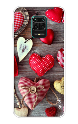 Valentine Hearts Redmi Note 9 Pro Max Back Cover