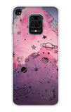 Space Doodles Art Redmi Note 9 Pro Max Back Cover