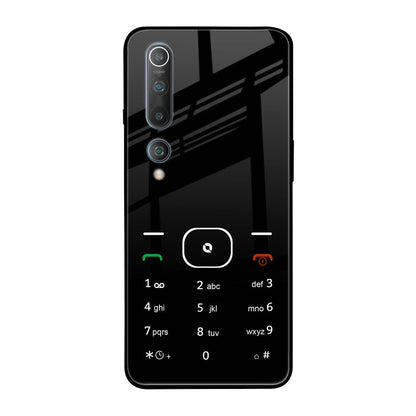 Classic Keypad Pattern Xiaomi Mi 10 Glass Back Cover Online