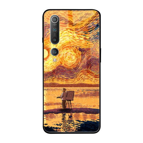 Sunset Vincent Xiaomi Mi 10 Glass Back Cover Online
