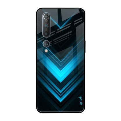 Vertical Blue Arrow Xiaomi Mi 10 Glass Back Cover Online
