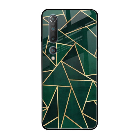 Abstract Green Xiaomi Mi 10 Glass Back Cover Online