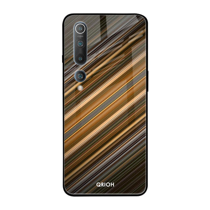 Diagonal Slash Pattern Xiaomi Mi 10 Glass Back Cover Online