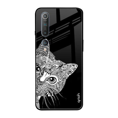 Kitten Mandala Xiaomi Mi 10 Glass Back Cover Online