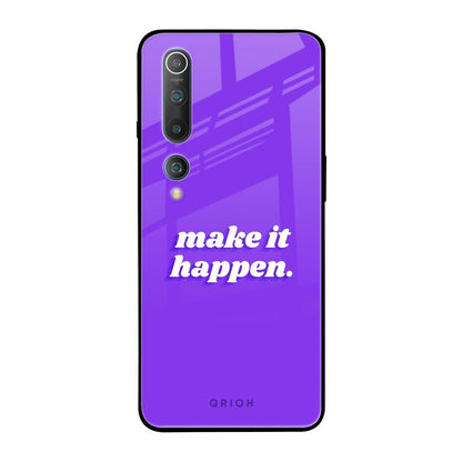 Make it Happen Xiaomi Mi 10 Glass Back Cover Online