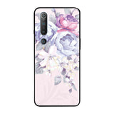 Elegant Floral Xiaomi Mi 10 Glass Back Cover Online