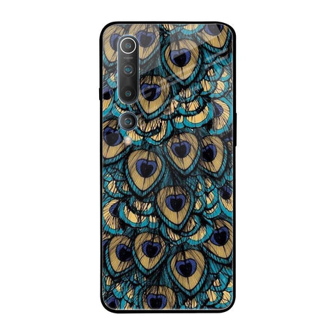 Peacock Feathers Xiaomi Mi 10 Glass Cases & Covers Online
