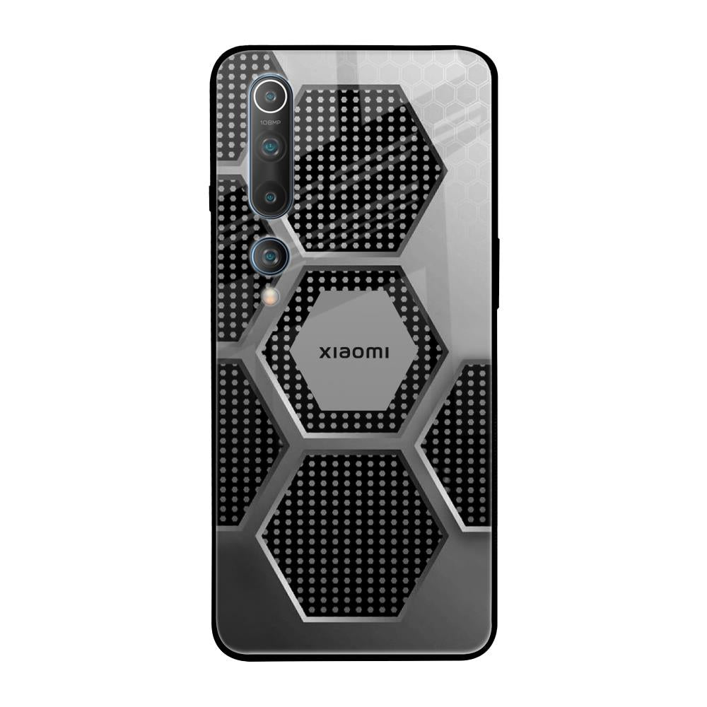 Hexagon Style Xiaomi Mi 10 Glass Back Cover Online