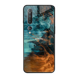 Golden Splash Xiaomi Mi 10 Glass Back Cover Online