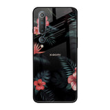 Tropical Art Flower Xiaomi Mi 10 Glass Back Cover Online