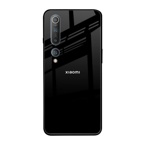 Jet Black Xiaomi Mi 10 Glass Back Cover Online