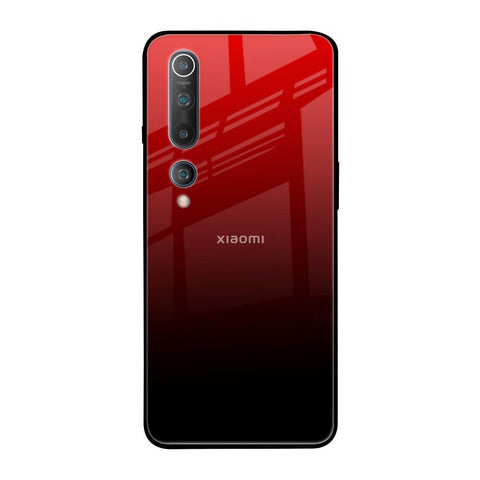 Maroon Faded Xiaomi Mi 10 Glass Back Cover Online