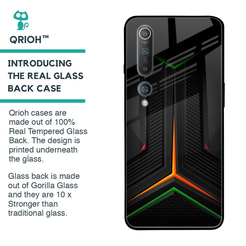 Modern Ultra Chevron Glass Case for Xiaomi Mi 10