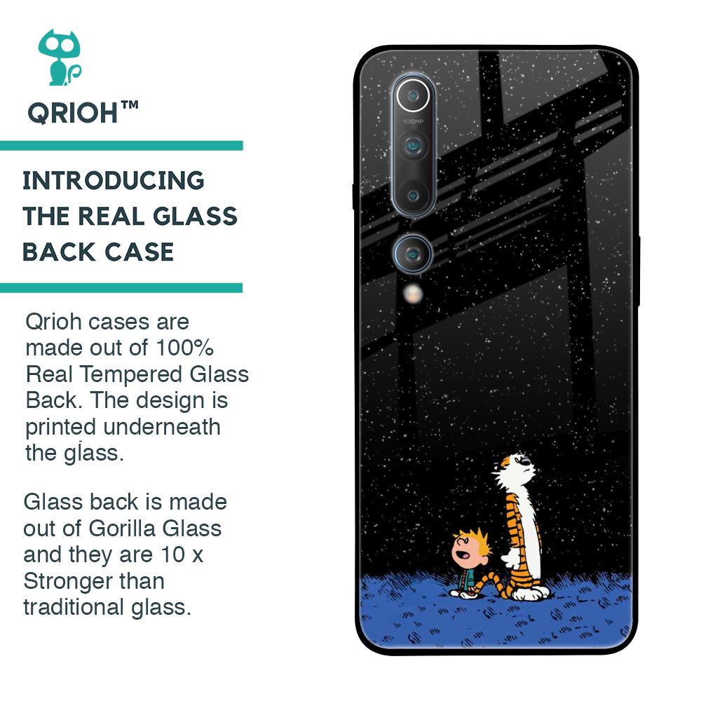 Night Sky Star Glass Case for Xiaomi Mi 10