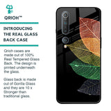 Colorful Leaves Glass Case for Xiaomi Mi 10