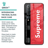 Supreme Ticket Glass Case for Xiaomi Mi 10
