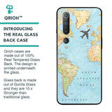 Travel Map Glass Case for Xiaomi Mi 10