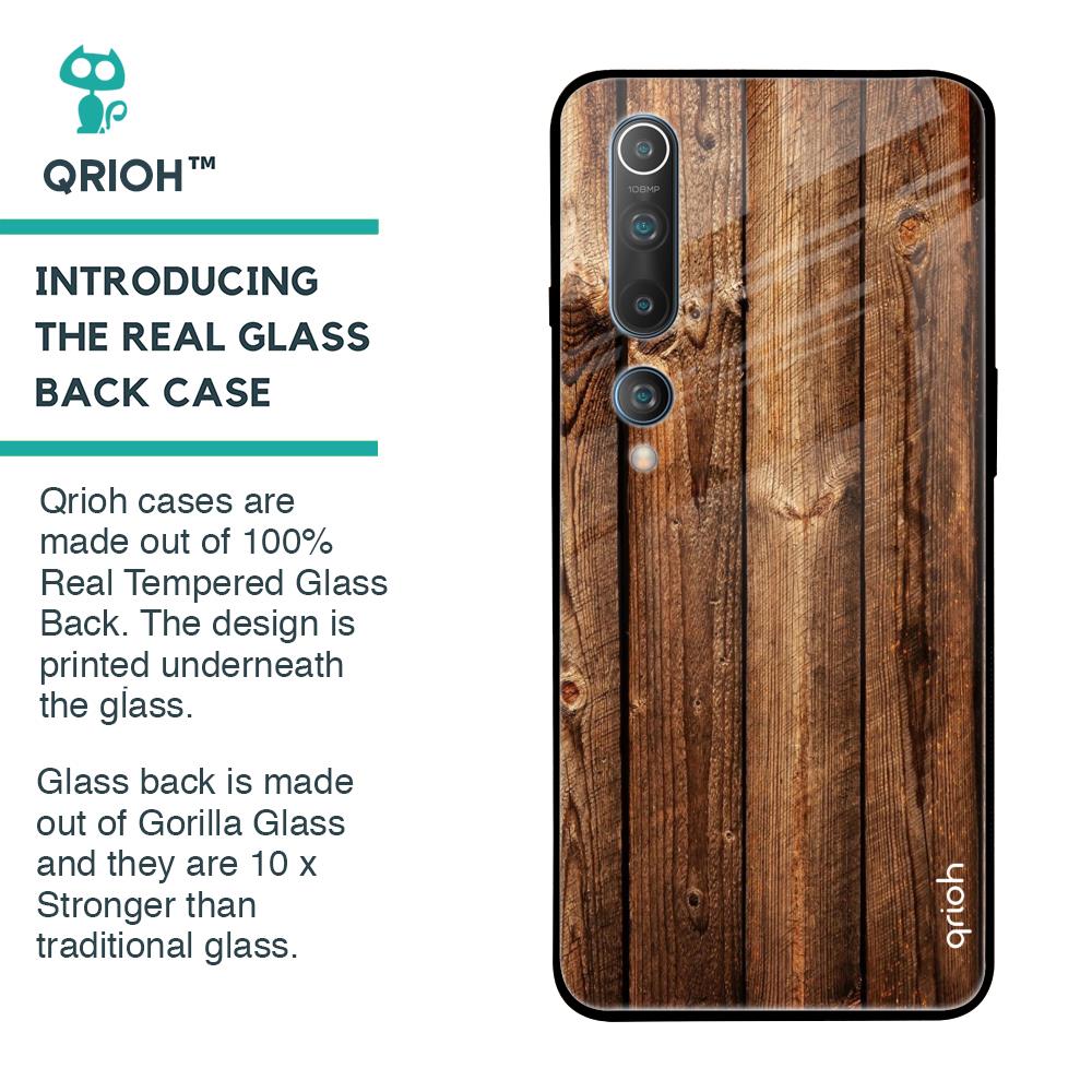 Timber Printed Glass case for Xiaomi Mi 10